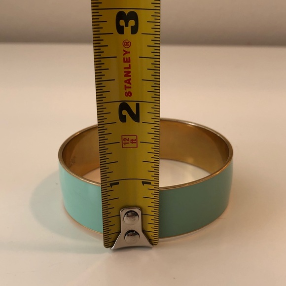 J. Crew Enamel Bangle Bracelet in Teal - Picture 6 of 8